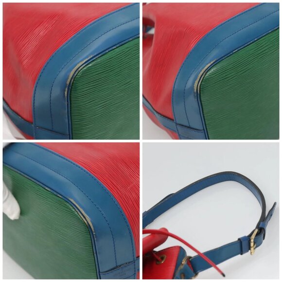 LOUIS VUITTON Epi Toriko Color Noe Bag Red Blue Green - Picture 12 of 14